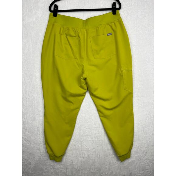 Figs Scrub Set Limeade XXL High Waist Zamora Joggers Catarina One Pocket Top - Picture 3 of 16